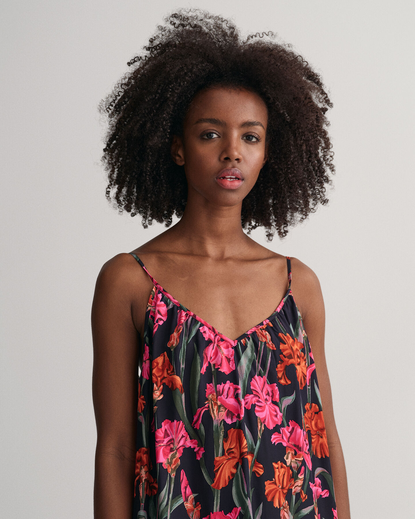 Maxiträgerkleid mit Print