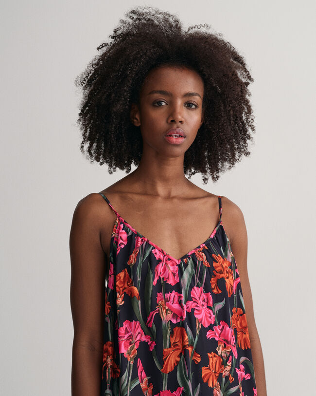 Maxiträgerkleid mit Print