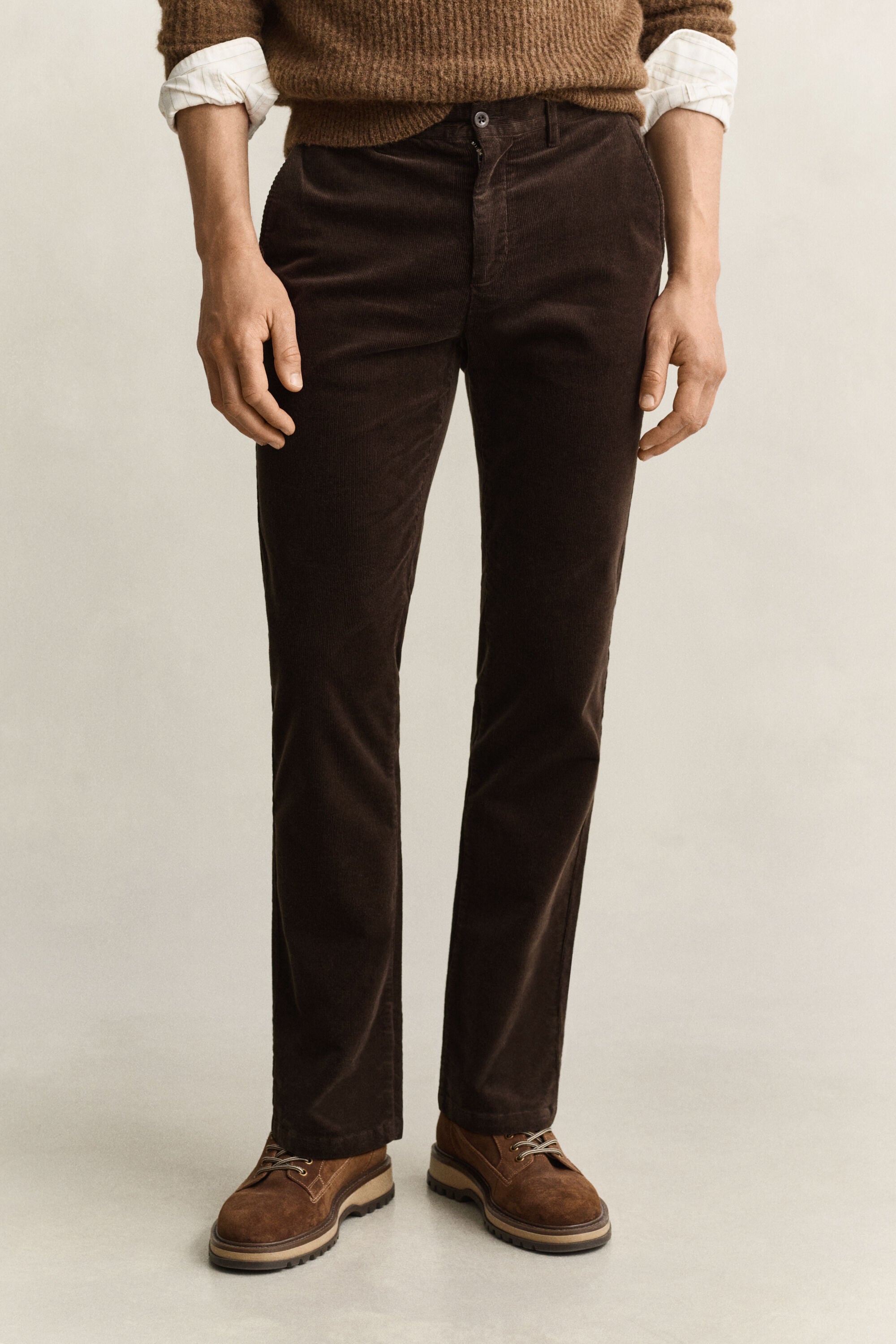 Regular Fit Cord Chinohose