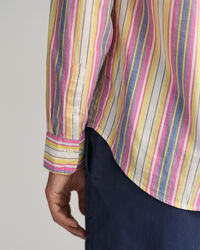 Relaxed Fit Hemd mit bunten Streifen