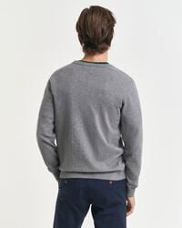 Klassischer V-Neck Pullover aus Baumwolle