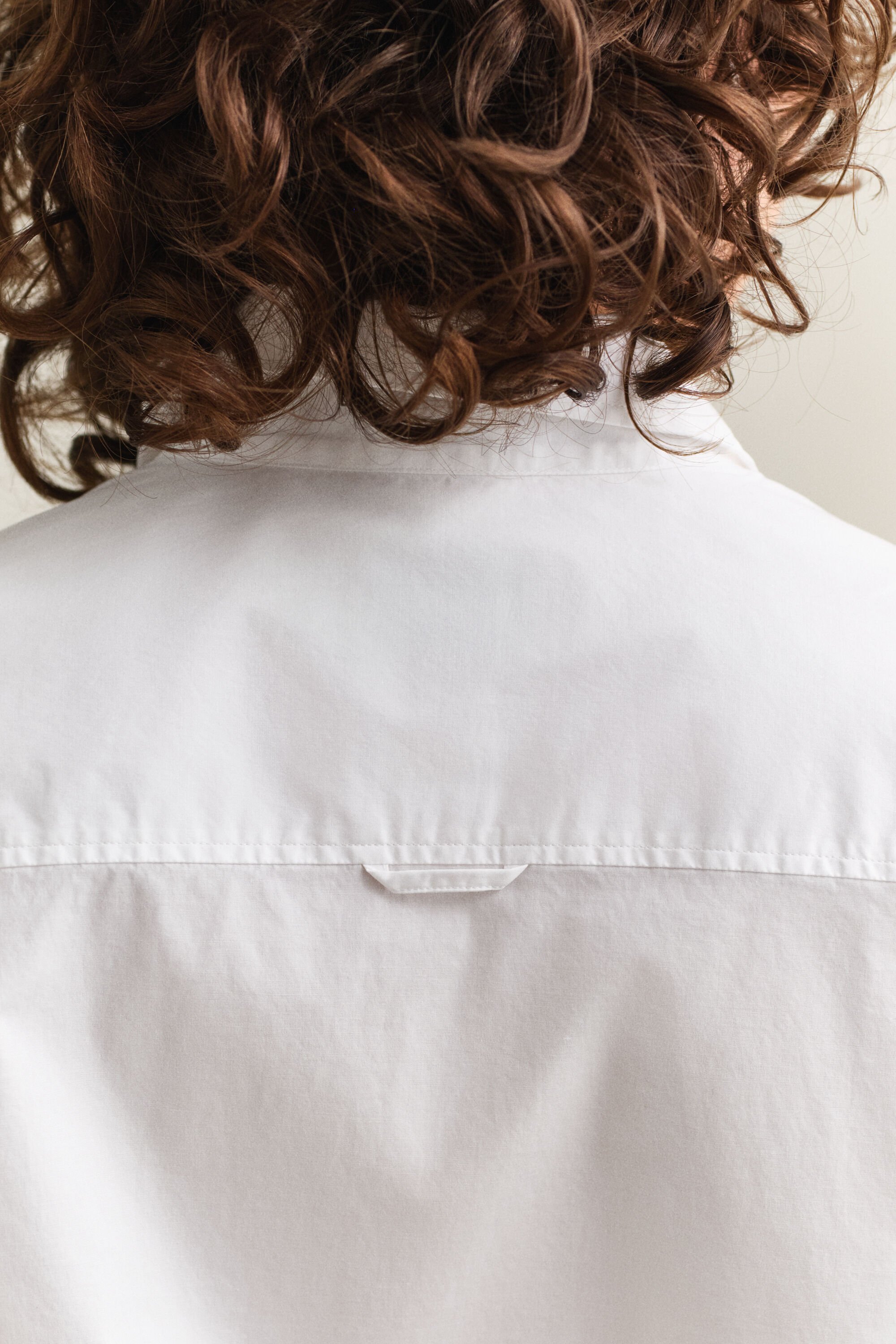 Slim Fit Popeline Bluse