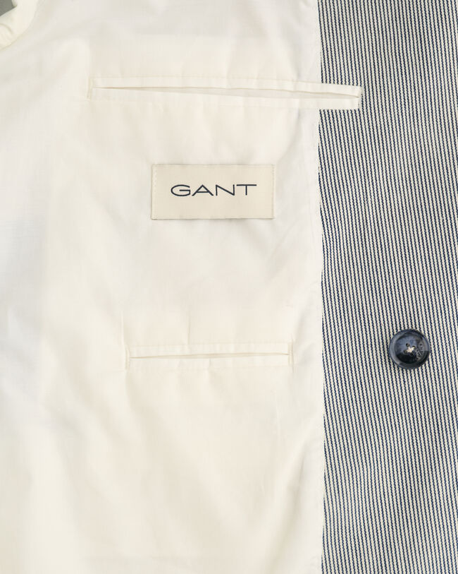 Zweireihiges Oversized Sakko mit Streifen