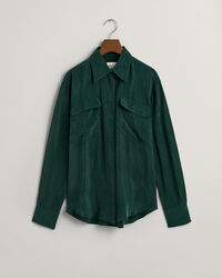 Relaxed Fit Utility-Bluse