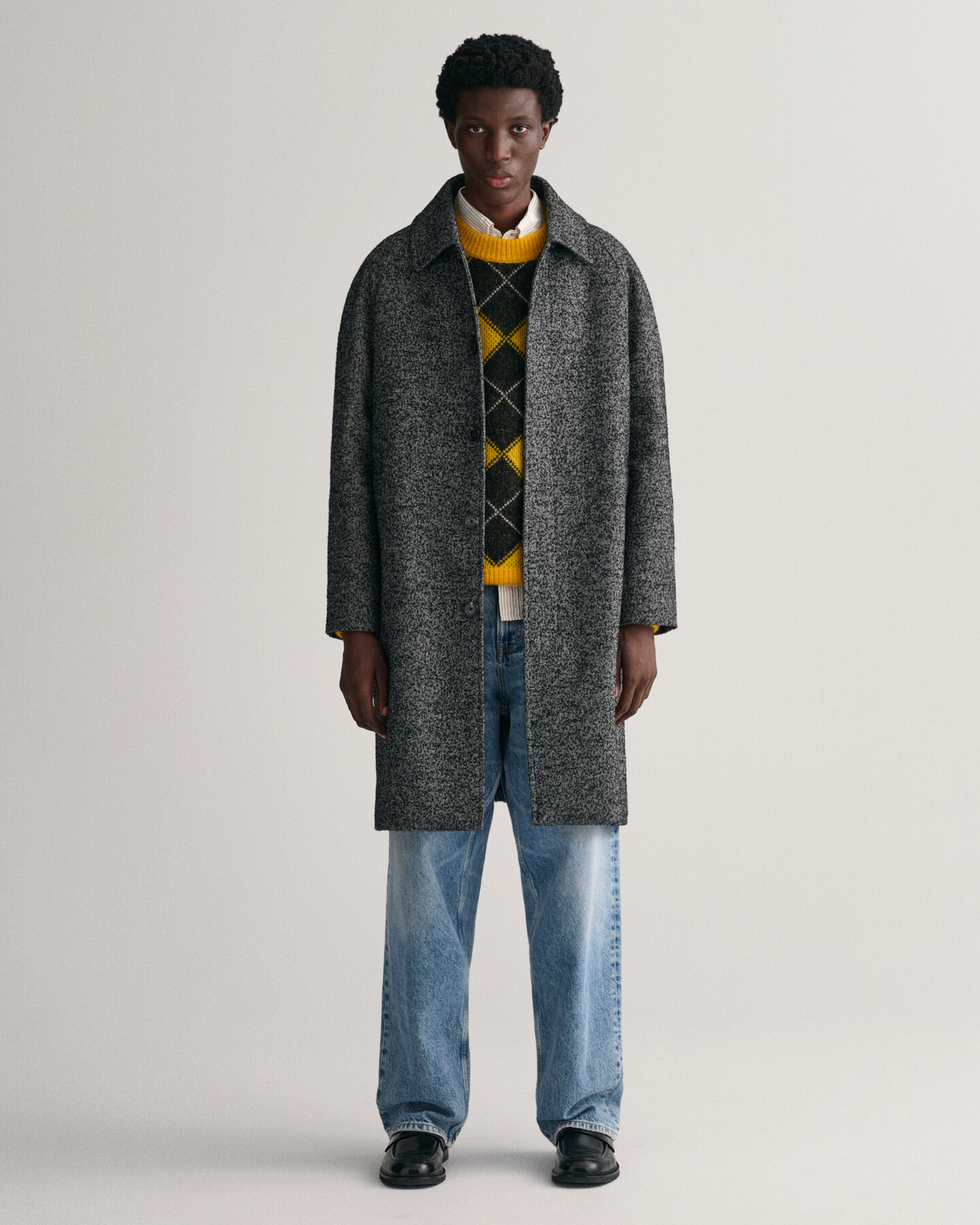 Kurzmantel aus Wolle