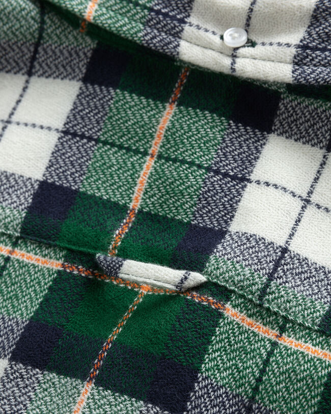 Relaxed Fit Karohemd mit Strukturdesign