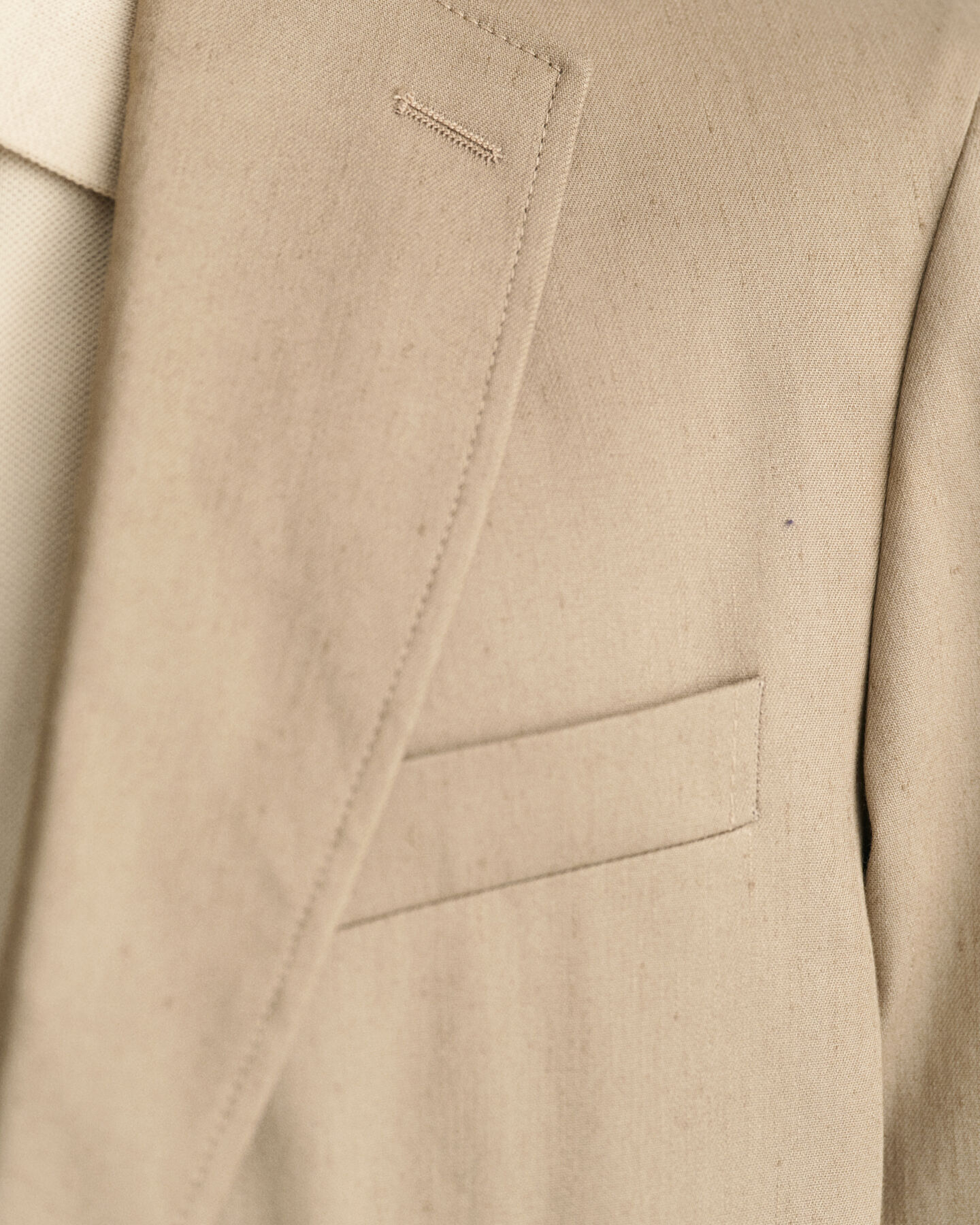 Baumwoll Leinen Anzugsakko