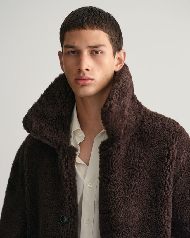 Shearling-Mantel