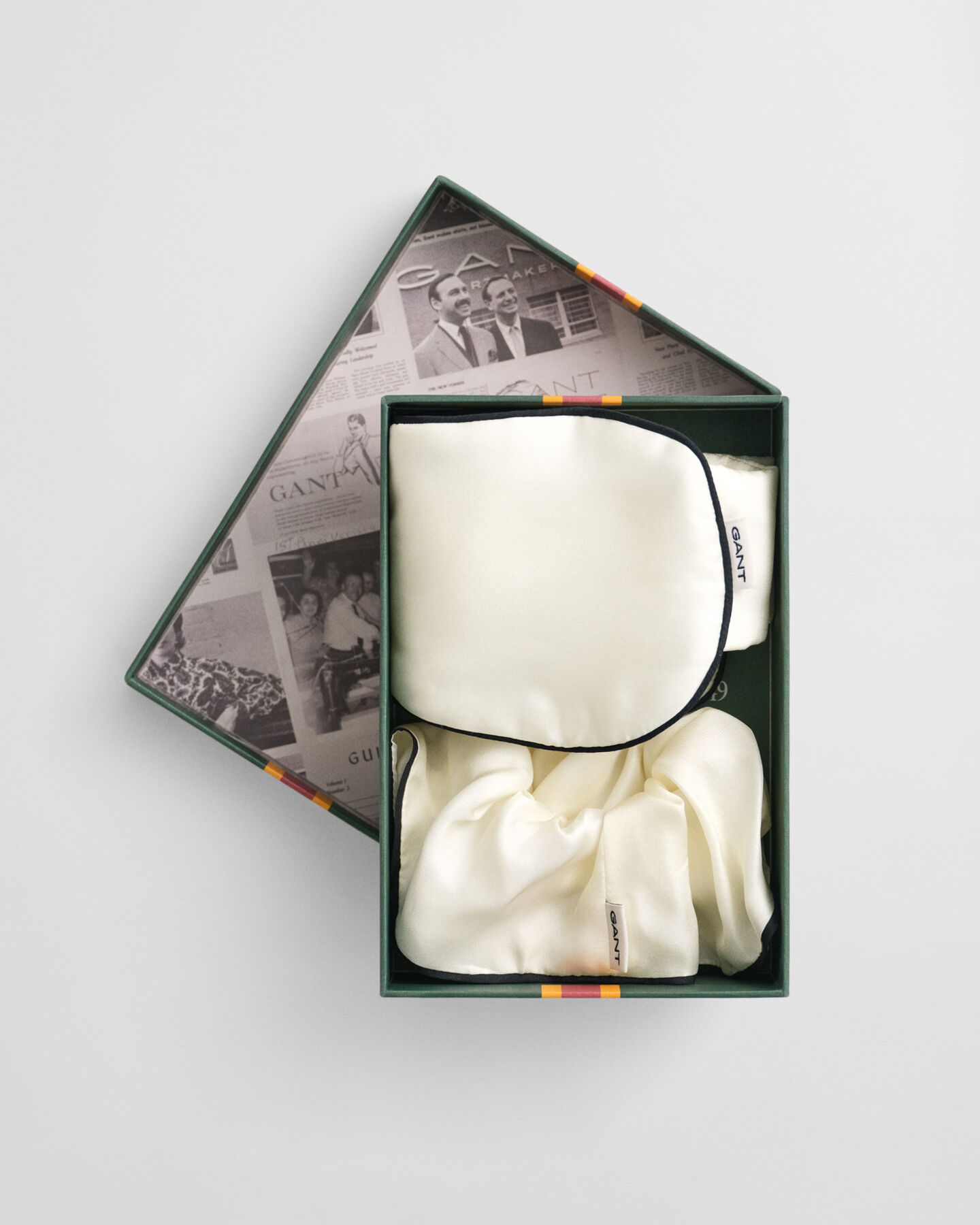 Seiden Schlafmaske und Scrunchie im Geschenkset