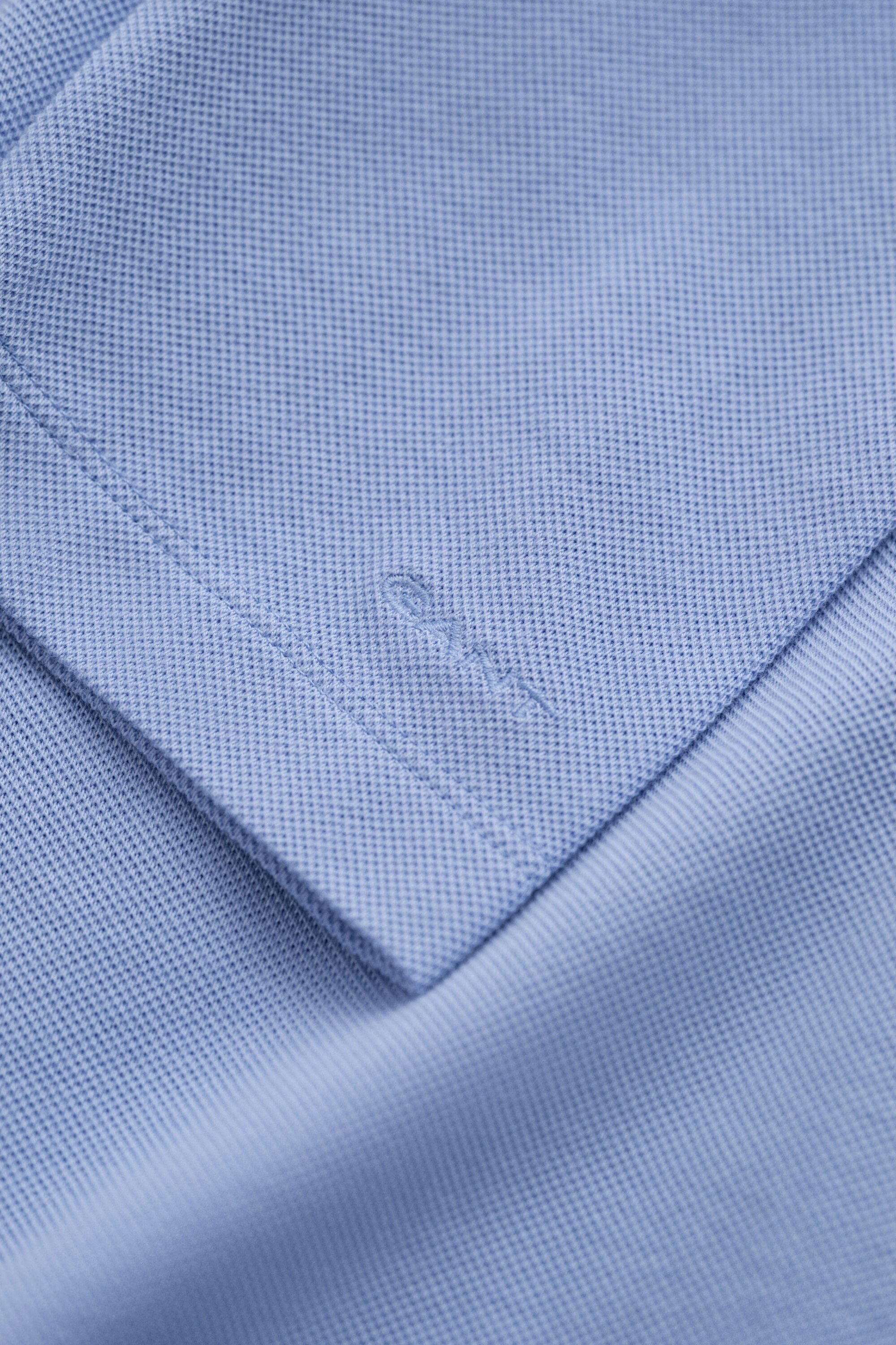 Langärmliges Piqué-Poloshirt