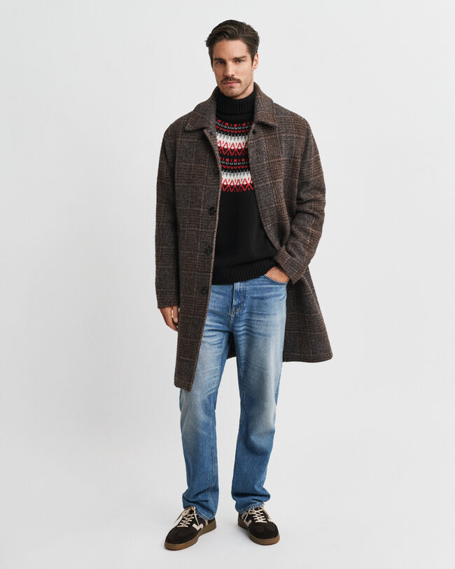 Fair Isle Rollkragenpullover