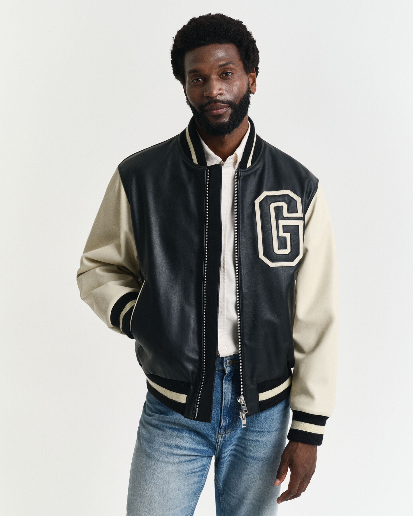 GANT Varsity Lederjacke