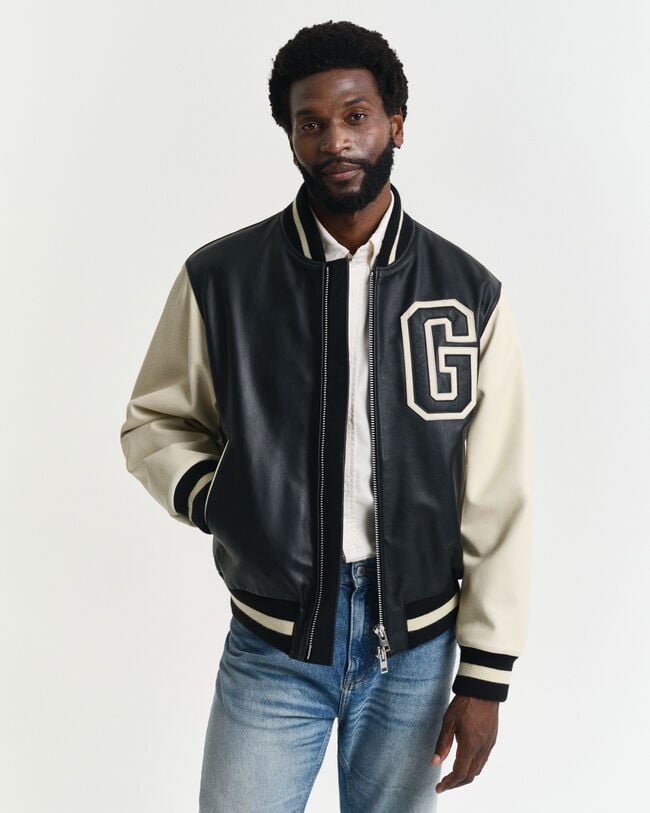 GANT Varsity Lederjacke