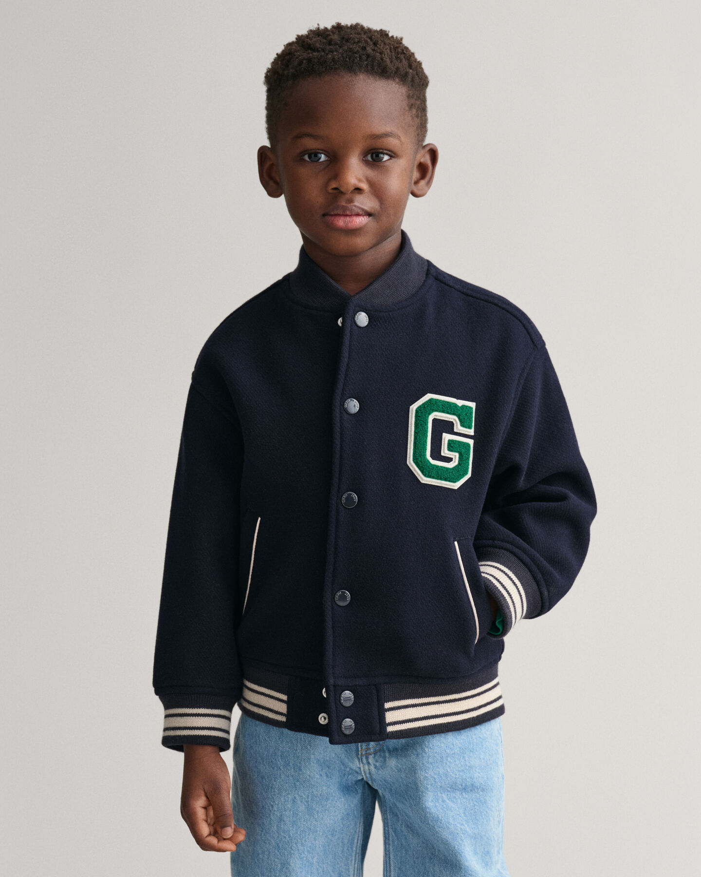 Kids GANT Varsity Jacke aus Wolle