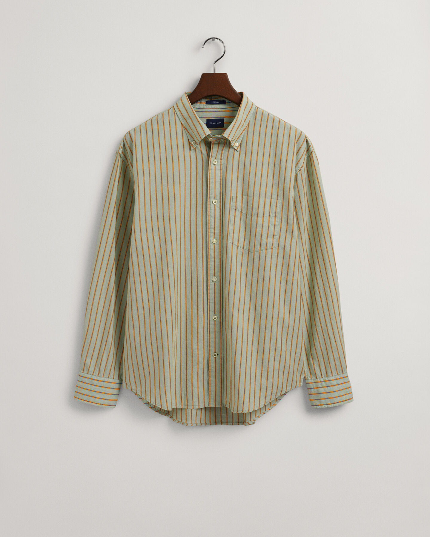 Relaxed Fit Fil-&agrave;-Fil Streifenhemd