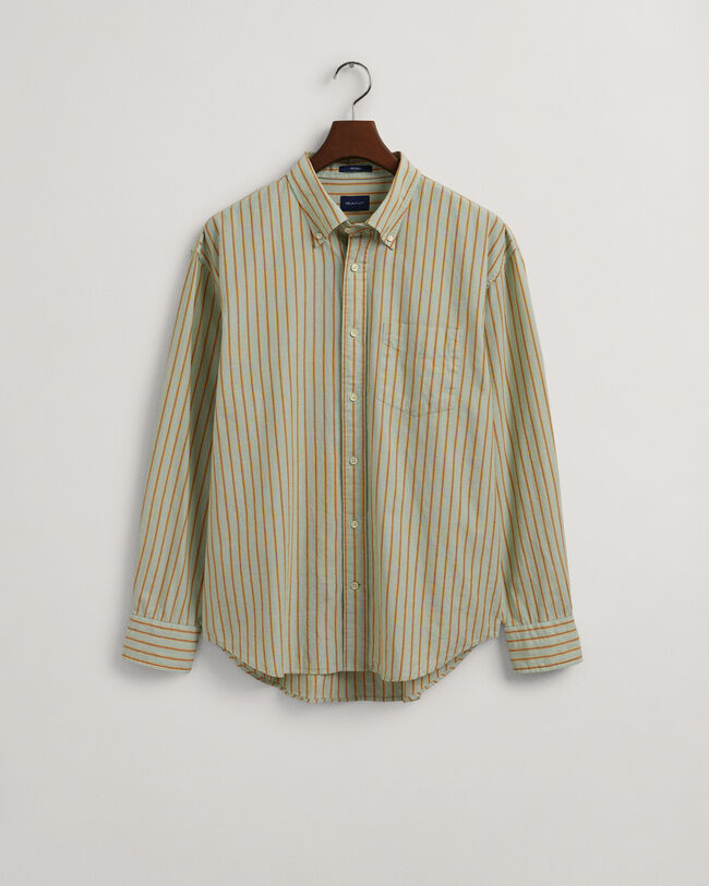 Relaxed Fit Fil-&agrave;-Fil Streifenhemd