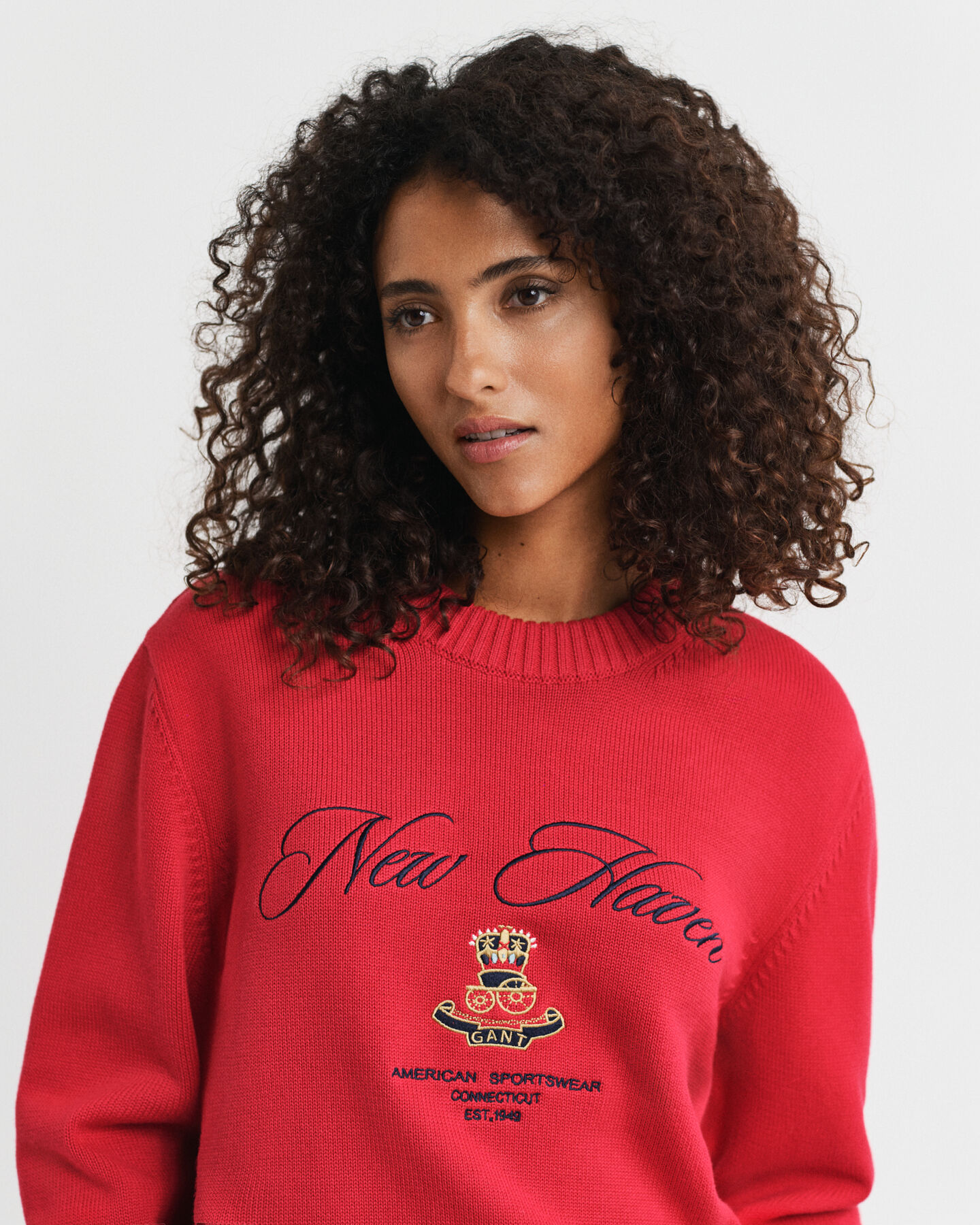 Graphic Rundhalspullover