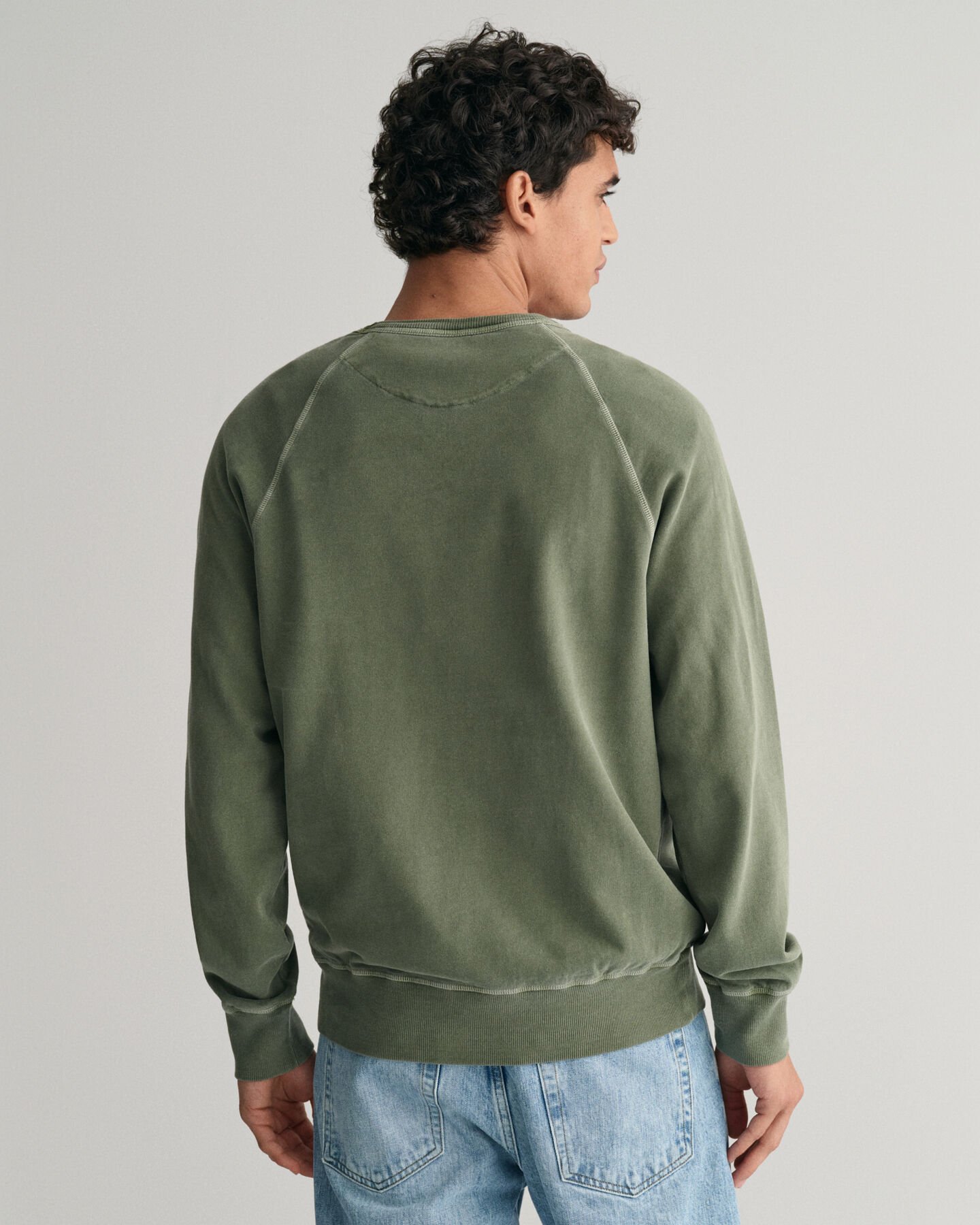 Sunfaded Rundhals-Sweatshirt