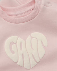 Baby Heart Graphic Rundhals-Sweatshirt