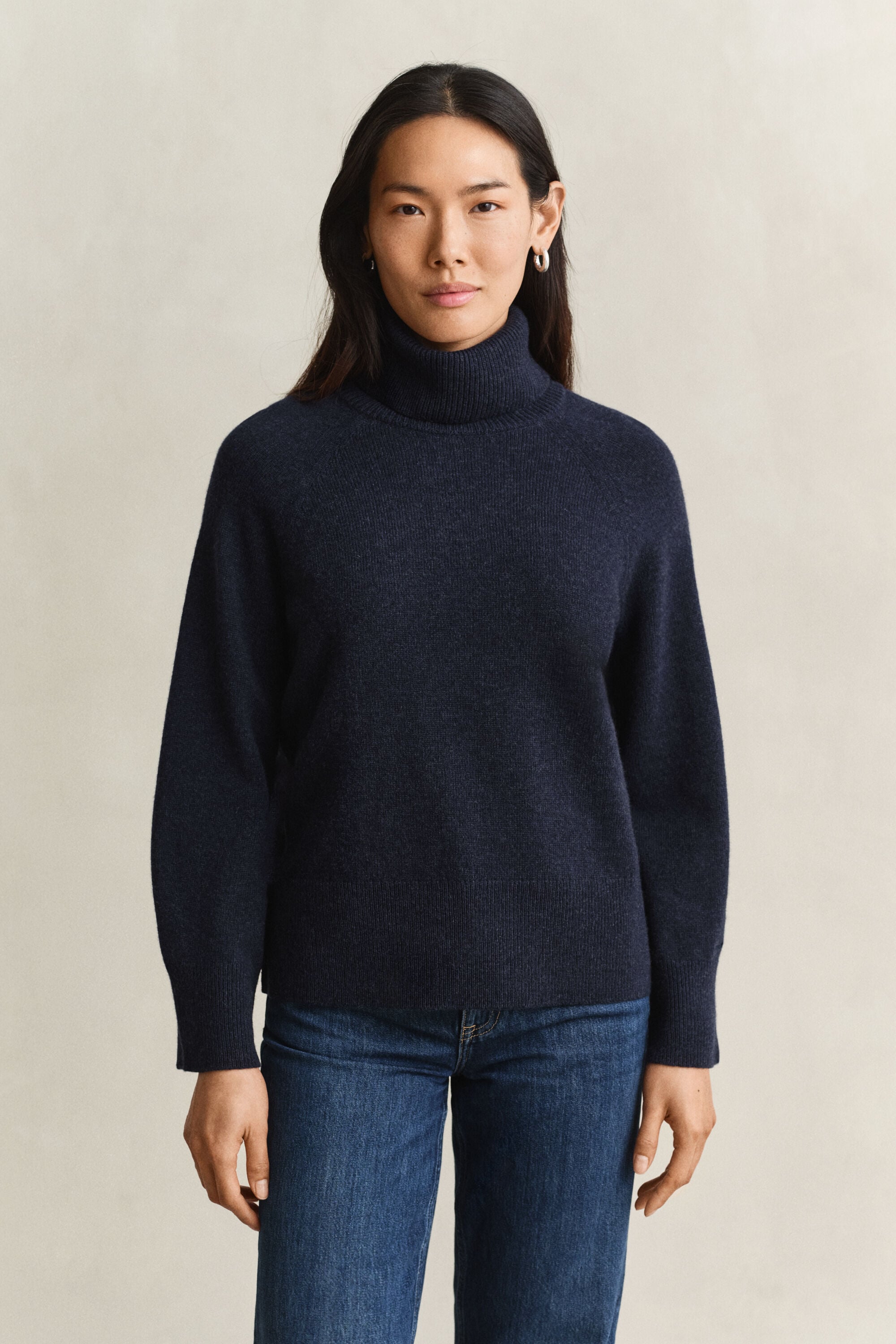 Rollkragenpullover aus Wolle und Kaschmir