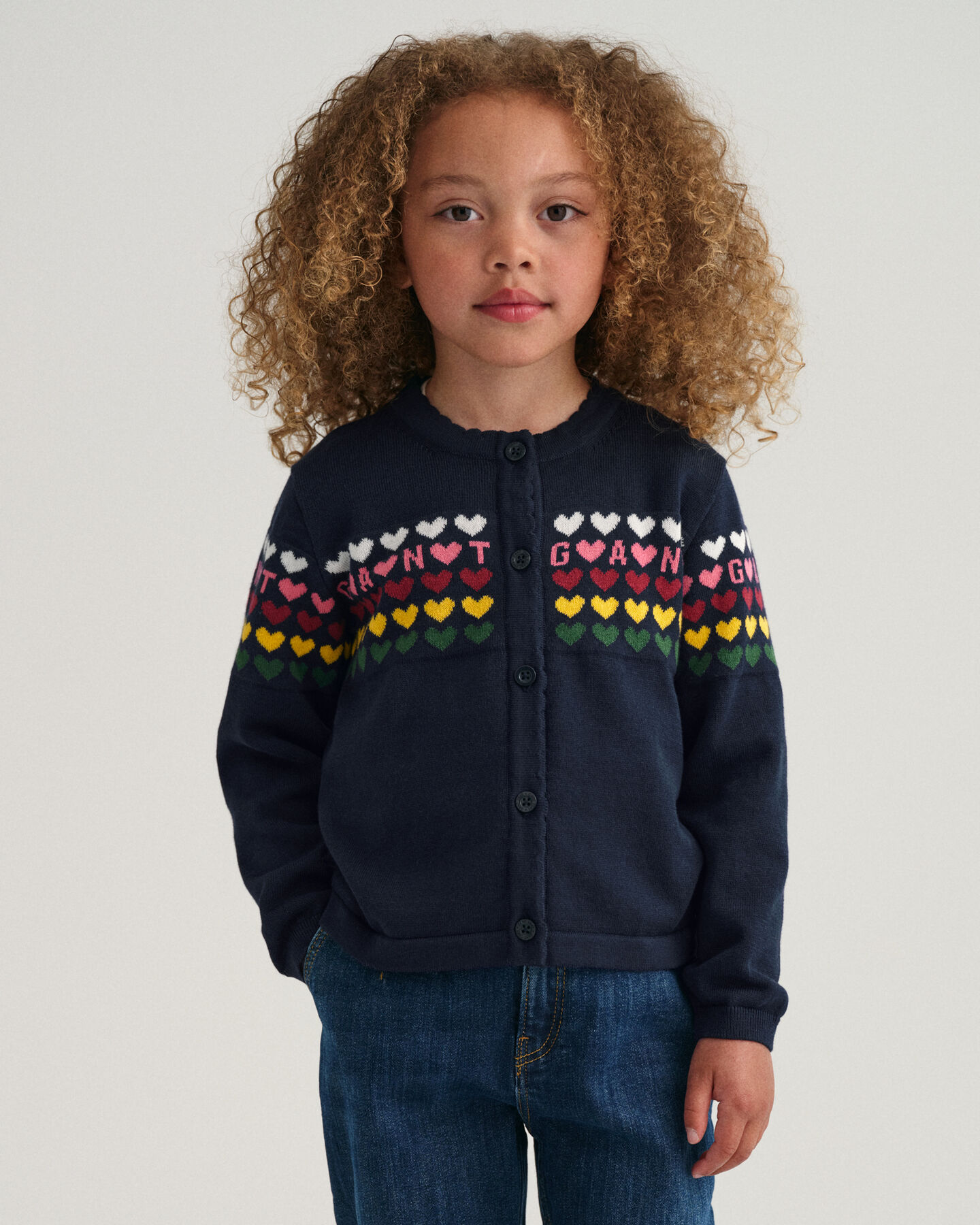 Girls Heart Strickjacke