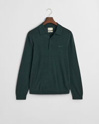 Polopullover aus extrafeiner Merinowolle