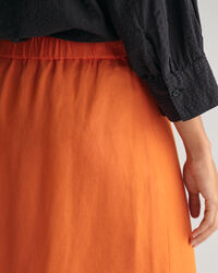 Midirock aus Leinenmischung