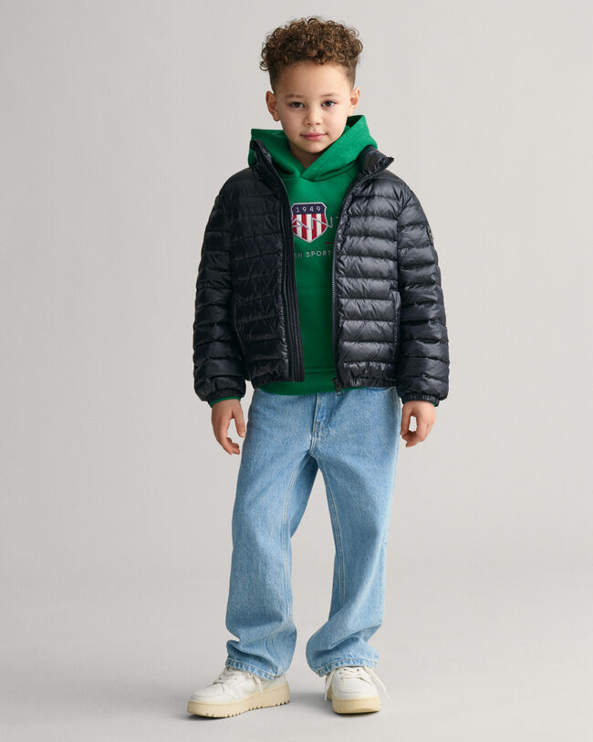 Kids Shiny Leichte Daunensteppjacke