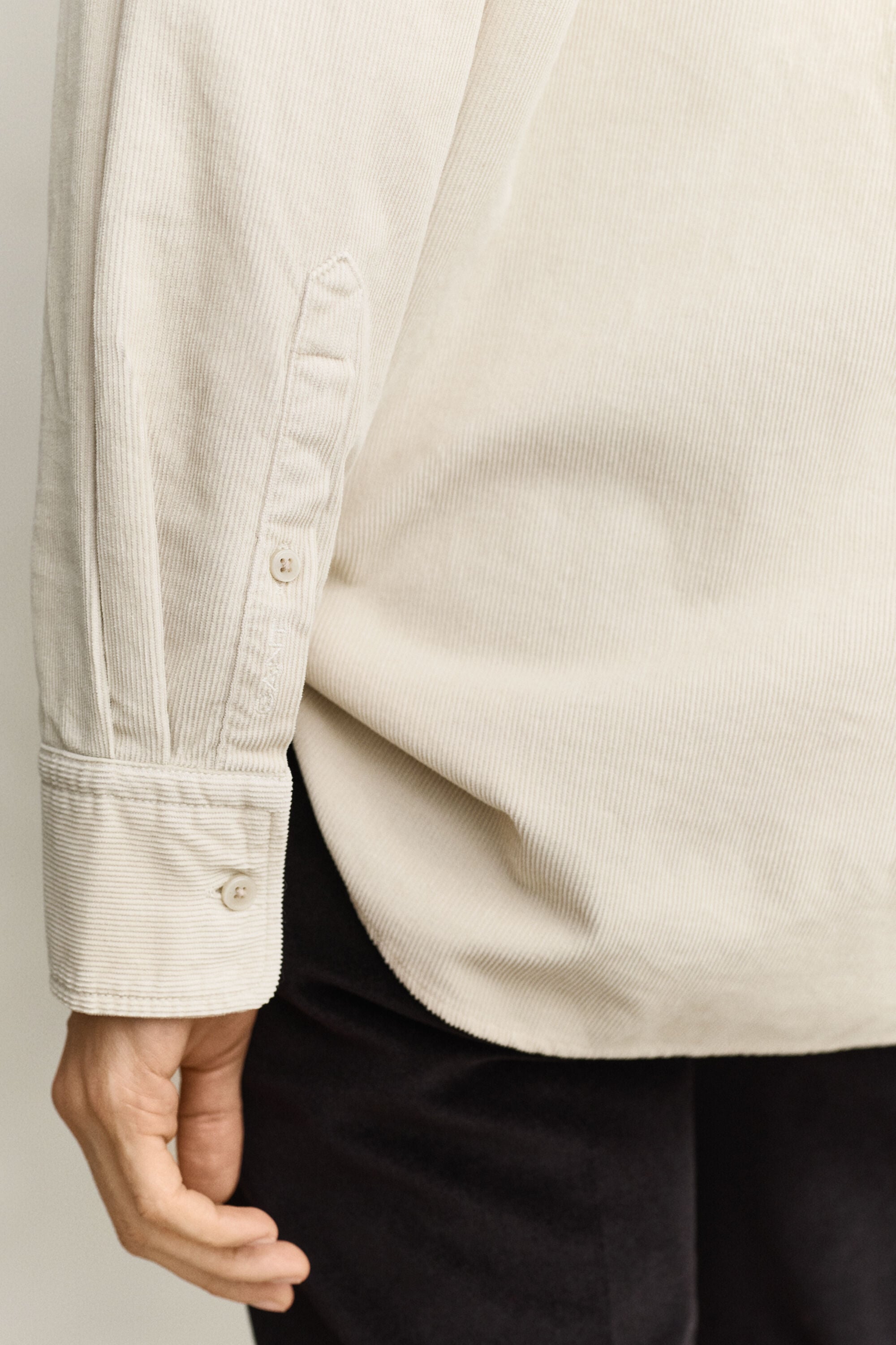 Relaxed Fit Cordbluse
