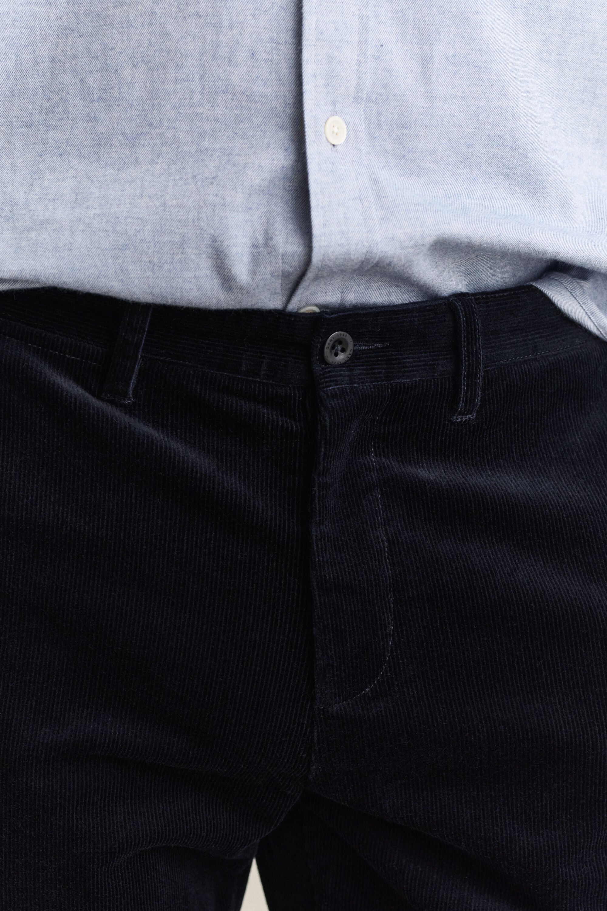 Slim Fit Cord Chinohose