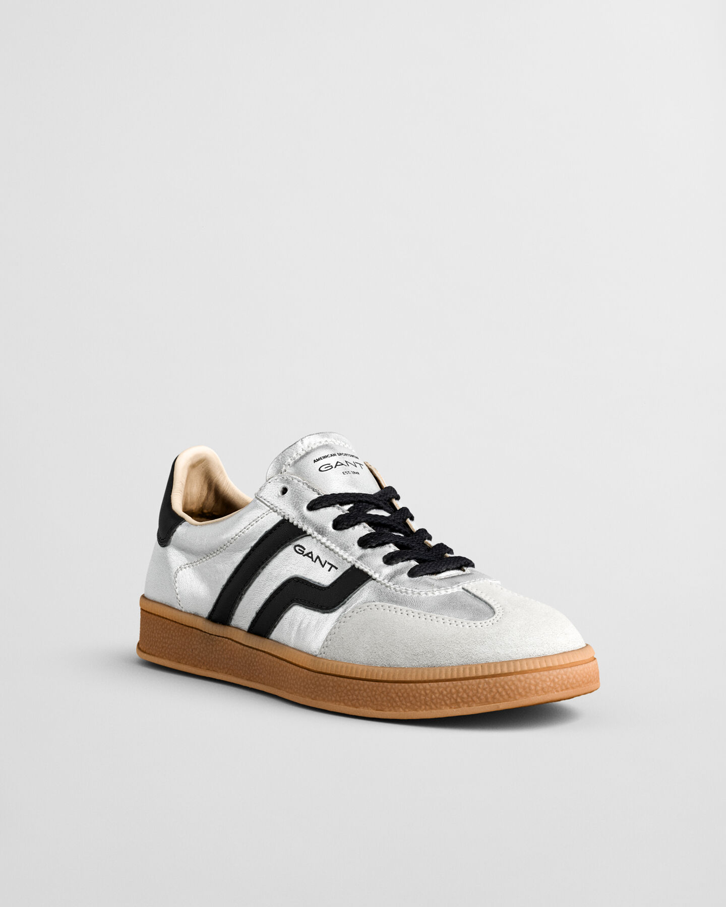Cuzima Sneaker aus Metallic-Leder