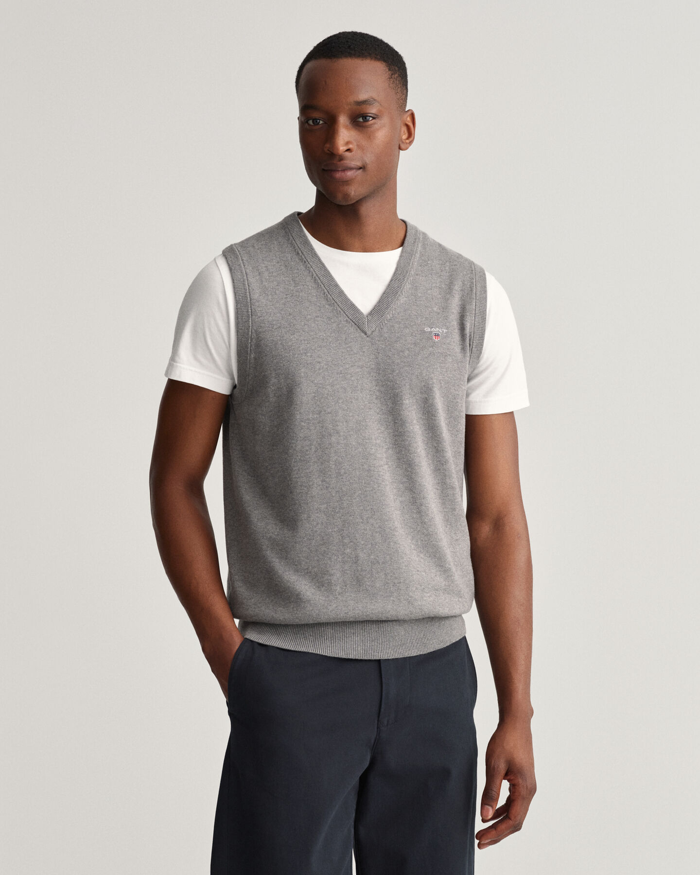 Classic Pullunder aus Baumwolle