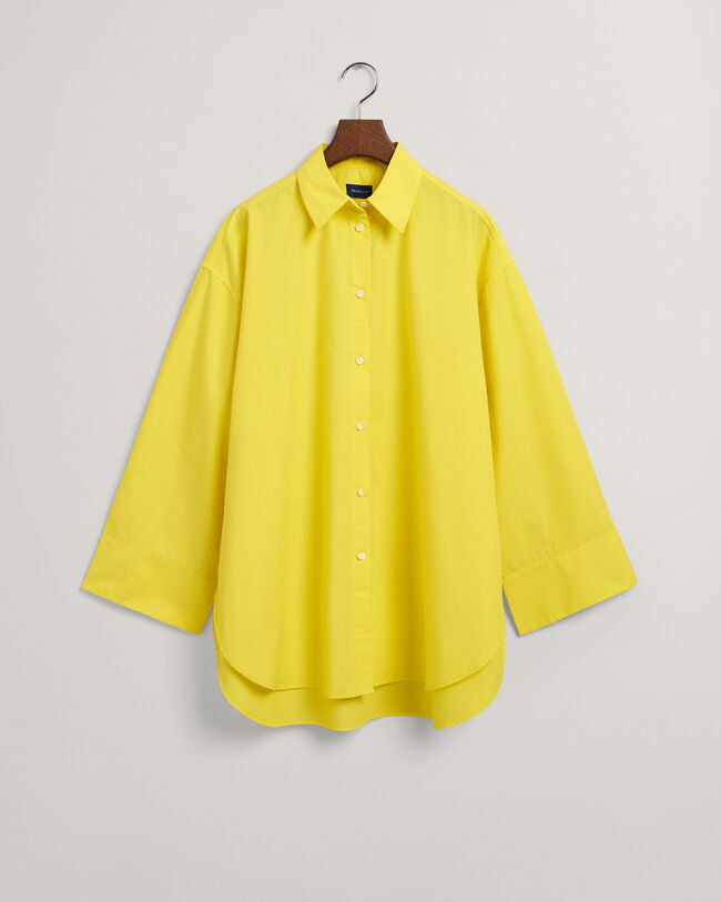 Oversized Fit Bluse mit breiten Manschetten