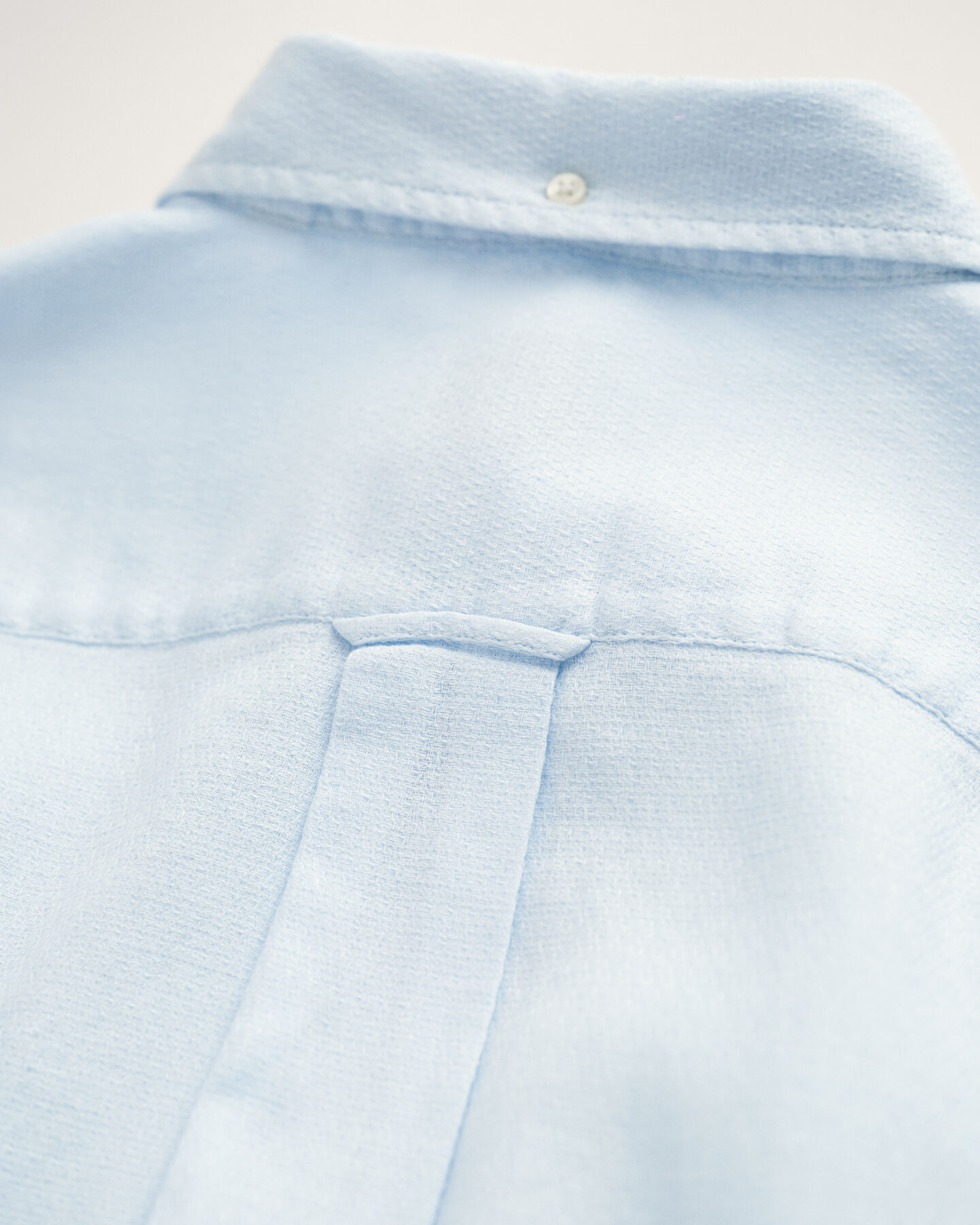 Regular Fit Baumwoll Leinen Hemd mit Struktur