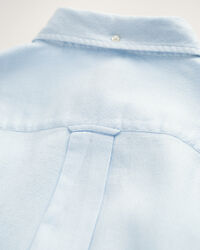 Regular Fit Baumwoll Leinen Hemd mit Struktur