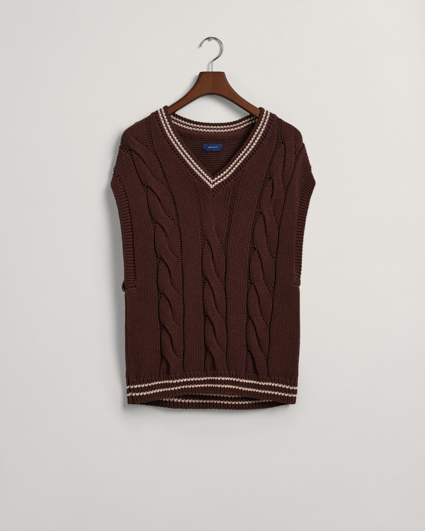 Zopfstrick Pullunder