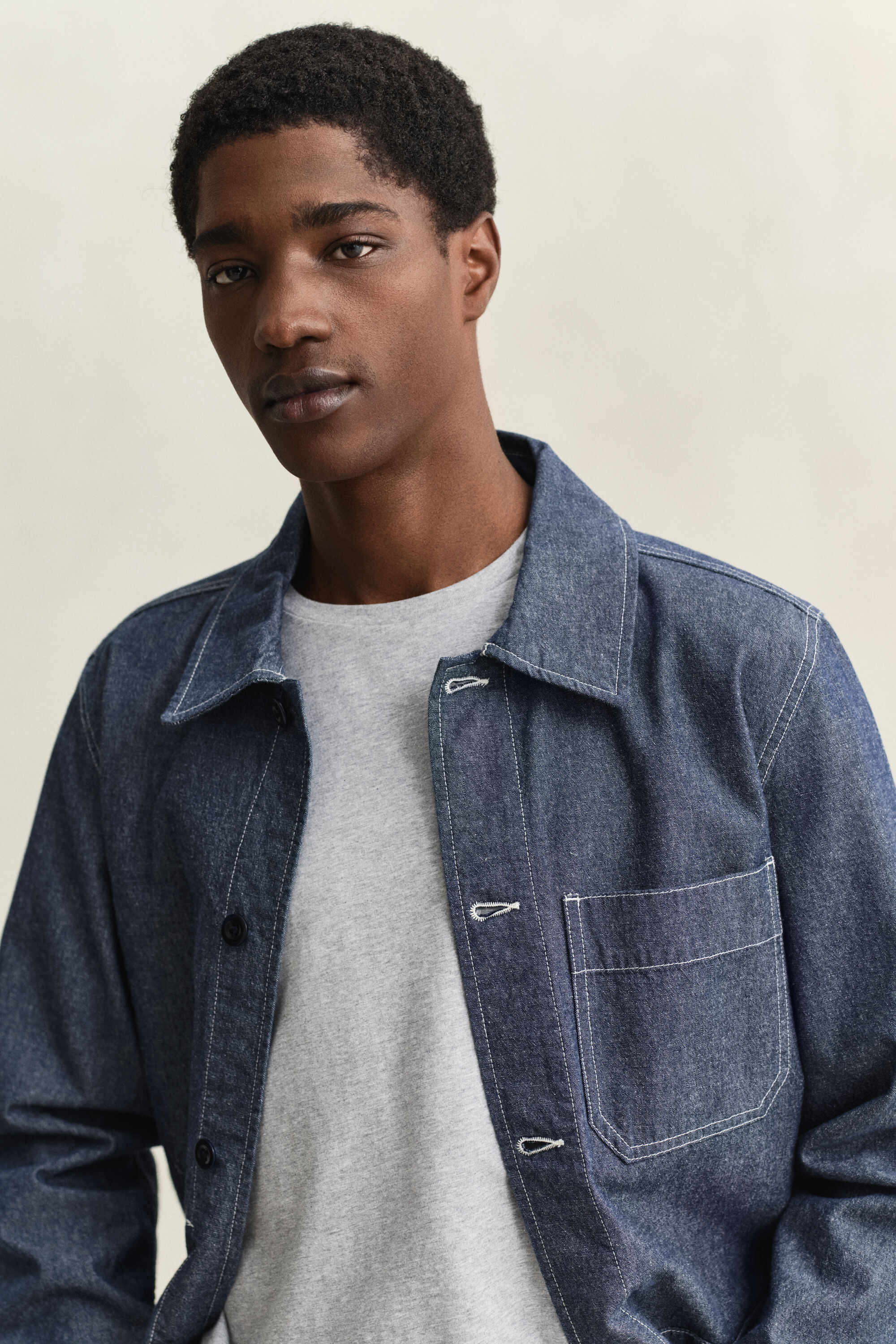 Chambray Hemdjacke