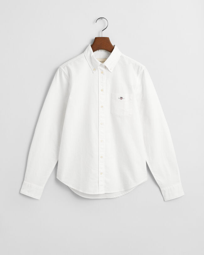 Regular Fit Classic Oxford-Bluse