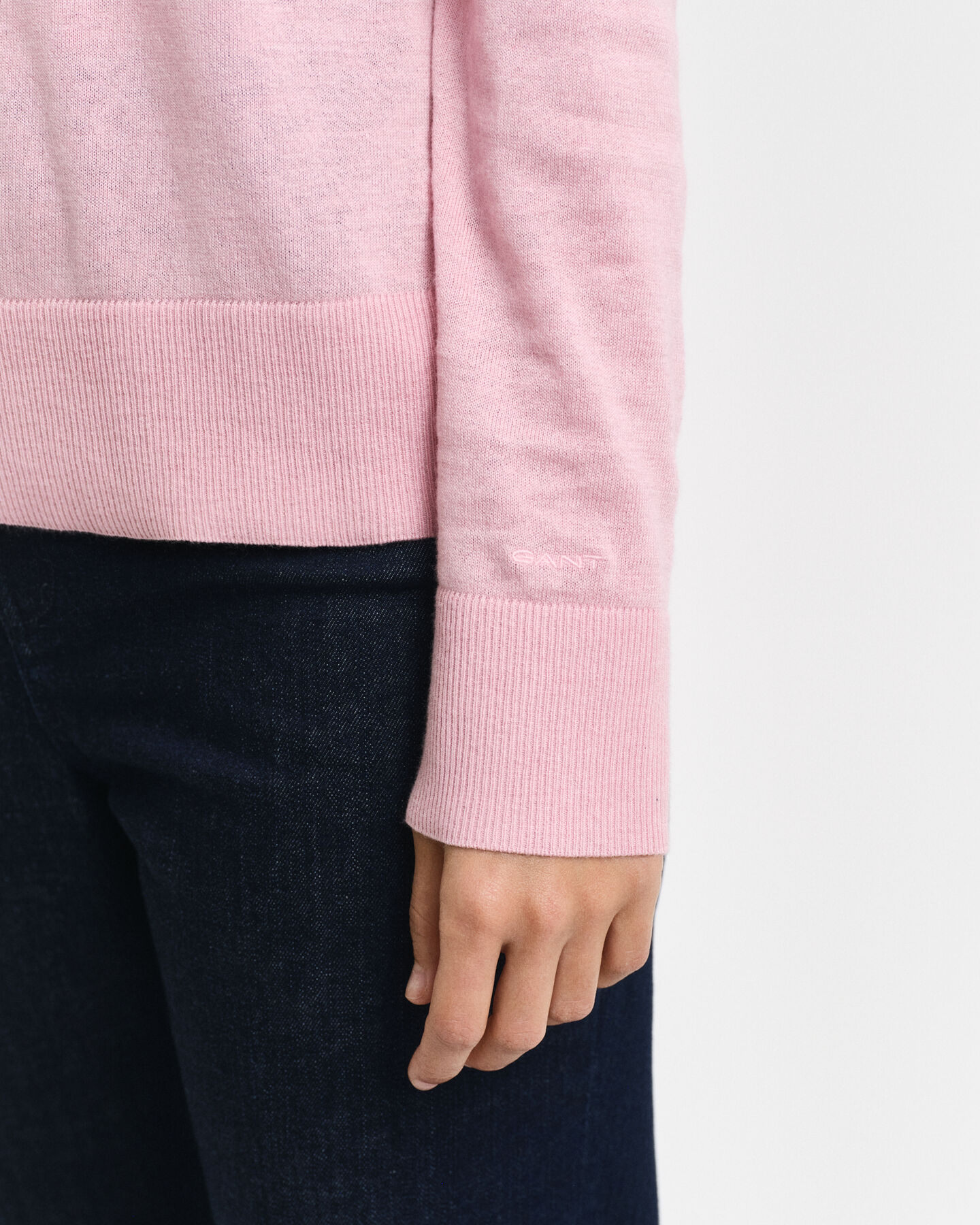 Feinstrick V-Neck Pullover