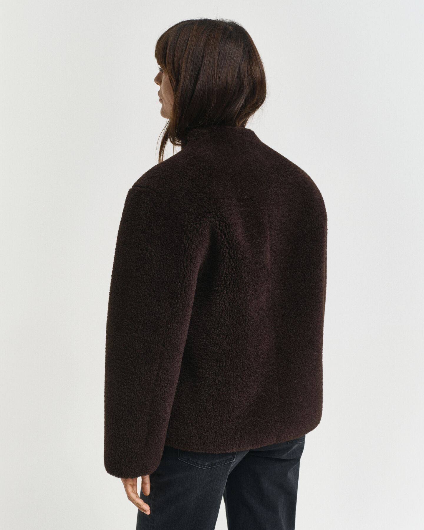 Jacke aus Shearling-Imitat