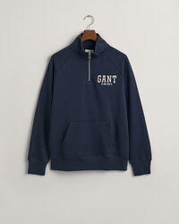 GANT Arch Graphic Sweatshirt mit Rei&szlig;verschlusskragen
