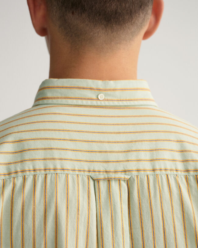 Relaxed Fit Fil-&agrave;-Fil Streifenhemd