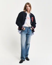 Regular Fit Classic Oxford-Hemd mit Streifen