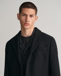 Tailored Fit Klassischer Woll Topcoat