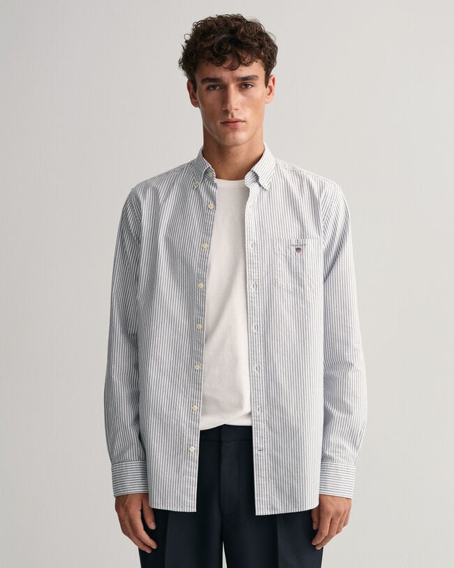 Regular Fit Banker Oxford-Hemd