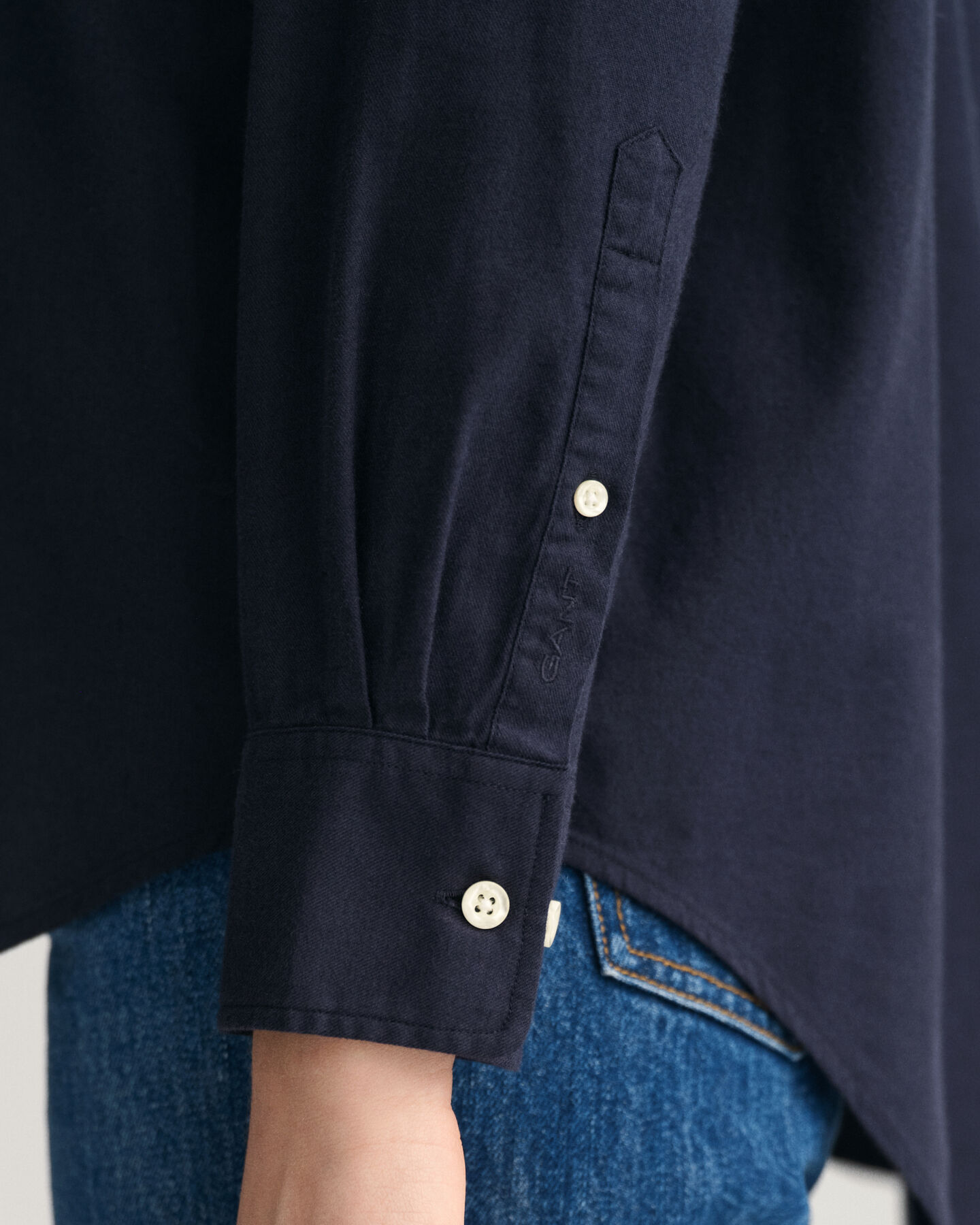 Relaxed Fit Flanellbluse