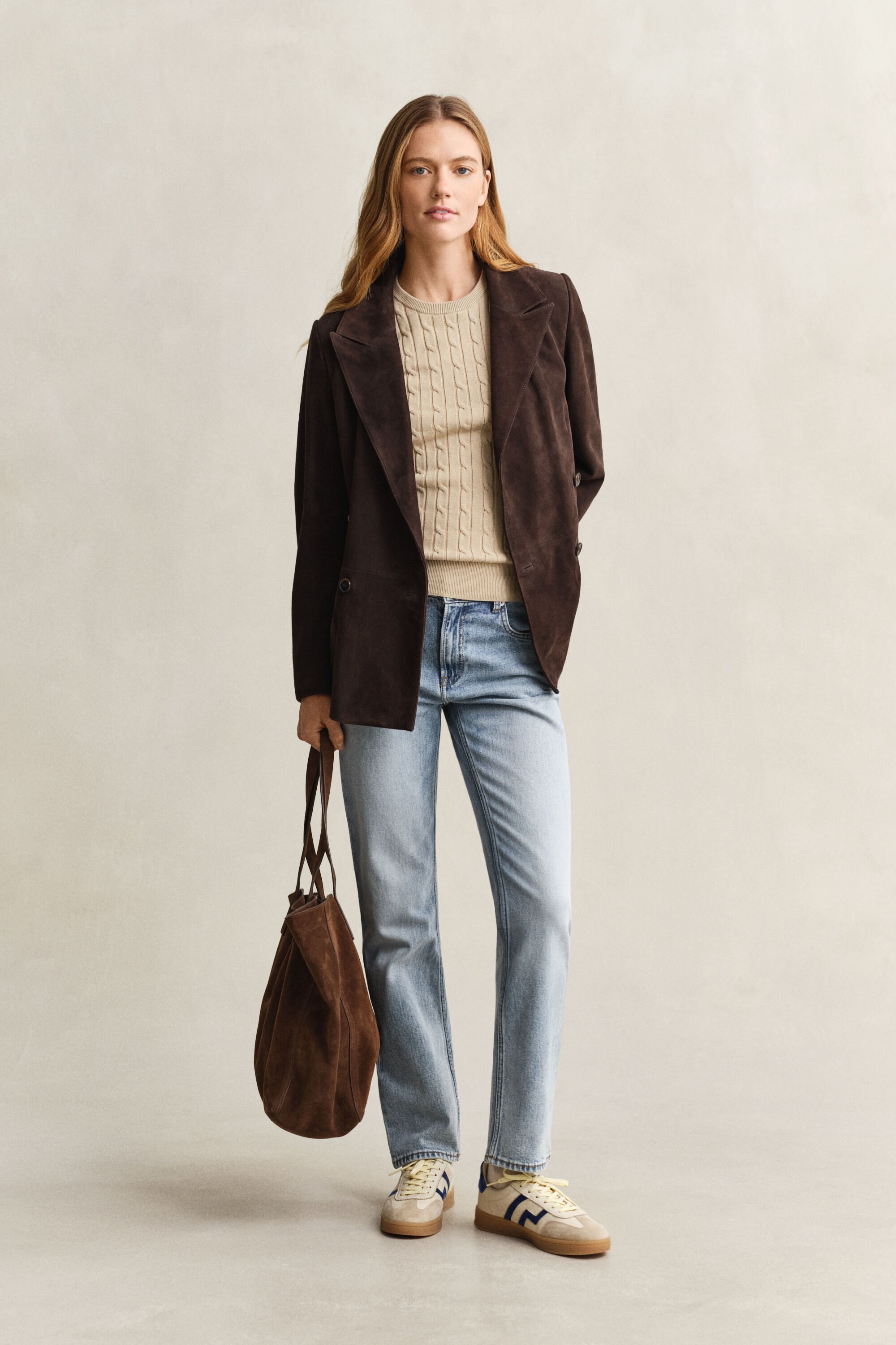 Zopfstrick Kurzarmpullover