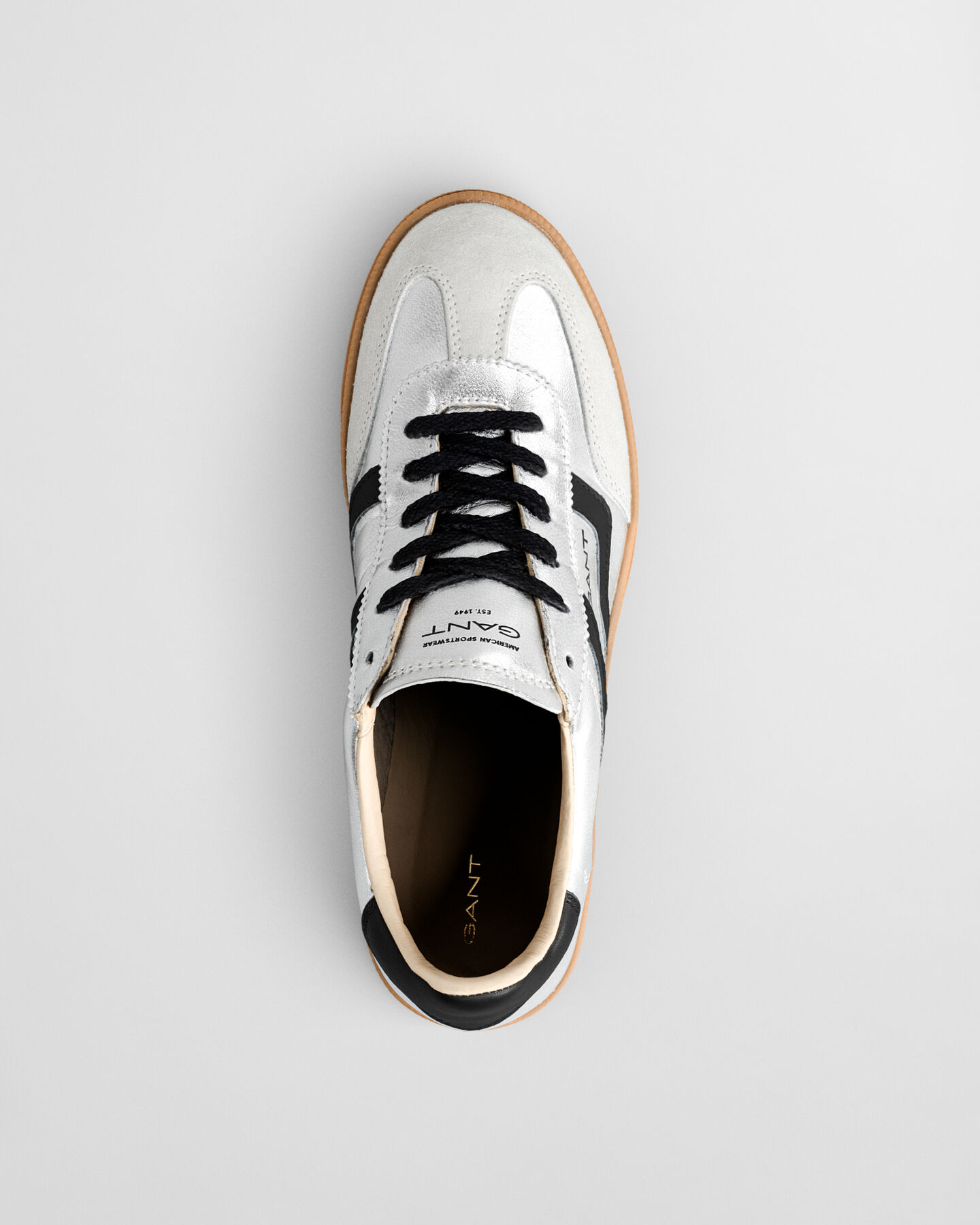 Cuzima Sneaker aus Metallic-Leder