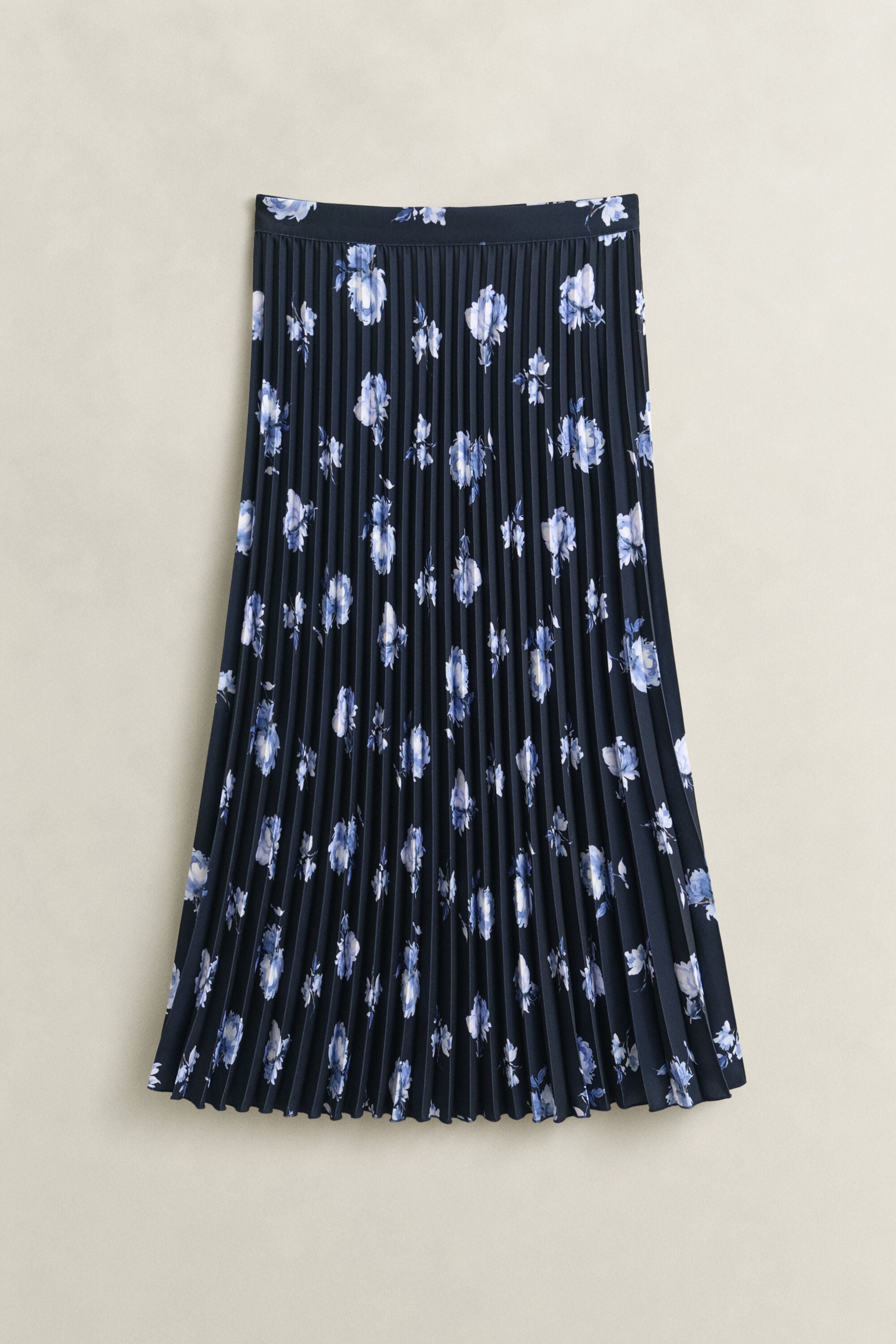 Faltenrock mit Blumenprint