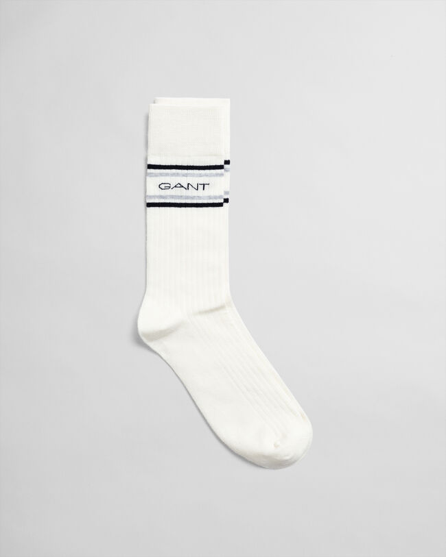 Logo Socken mit Streifen